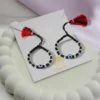 KJJ Elite 92.5 Sterling Silver Baby Nazariya – Handcrafted 2.5mm Imported Silver Ball & Central Evil Eye Protection Bracelets (Set of 2)