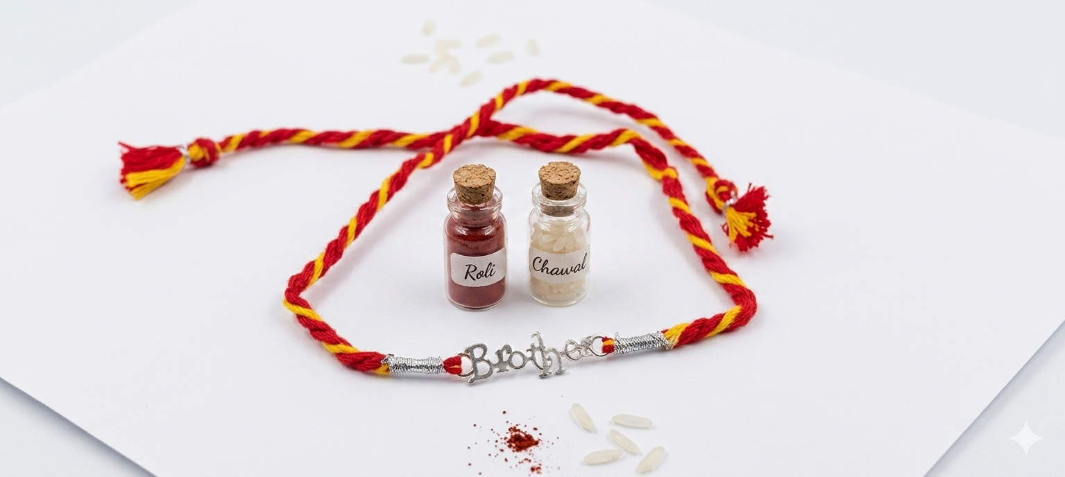 Signature Brother Rakhi 92.5 Silver Rakhi | Kanha Ji Jewels