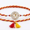 Studded Om Cosmic 92.5 Silver Stone Rakhi | Kanha Ji Jewels